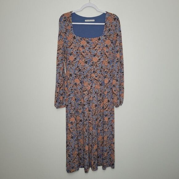 Peruvian Connection Dresses & Skirts - Peruvian Connection Pima Cotton Blend Floral Maxi Dress Casual Size Large